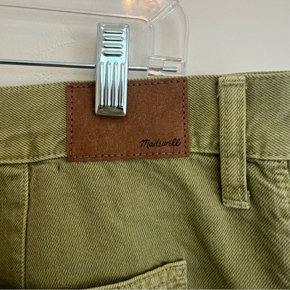 Madewell Green High-Waisted Baggy Jeans Size 33 - Picture 5 of 11